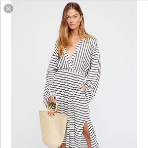 Free people yacht club midi dress